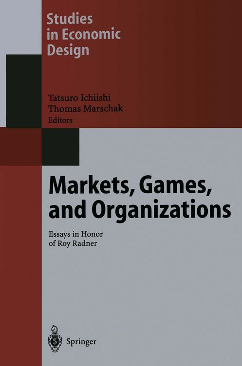 Produktbild: Markets, Games, and Organizations