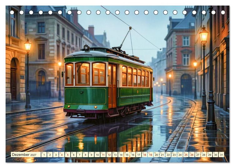 Produktbild: Nostalgisch auf Reisen (Tischkalender 2027 DIN A5 quer), CALVENDO Monatskalender