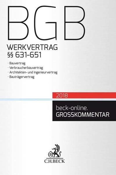 Produktbild: BGB Werkvertrag