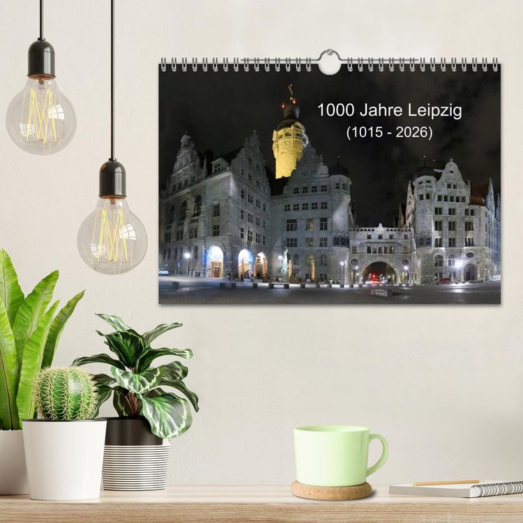 Produktbild: 1000 Jahre Leipzig (1015 - 2026) (Wandkalender 2026 DIN A4 quer), CALVENDO Monatskalender