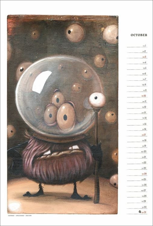 Produktbild: Zozoville Kalendarium 2027 - The Art of Mateo Dineen & Johan Potma