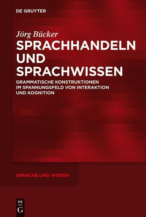 Produktbild: Sprachhandeln und Sprachwissen