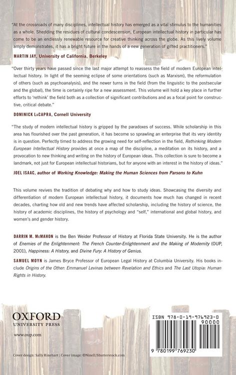 Produktbild: Rethinking Modern European Intellectual History
