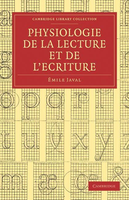 Produktbild: Physiologie de la lecture et de l'ecriture
