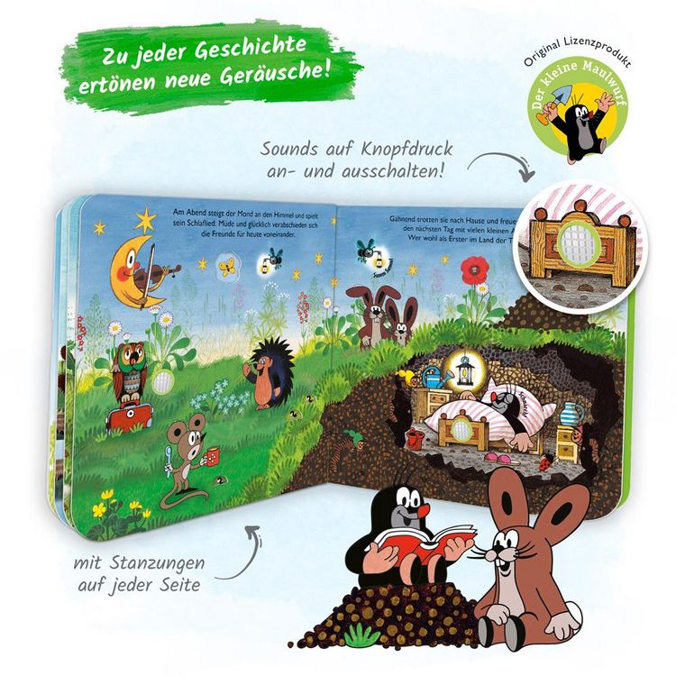 Produktbild: Tr&ouml;tsch Der kleine Maulwurf Soundbuch Was h&ouml;rst du da