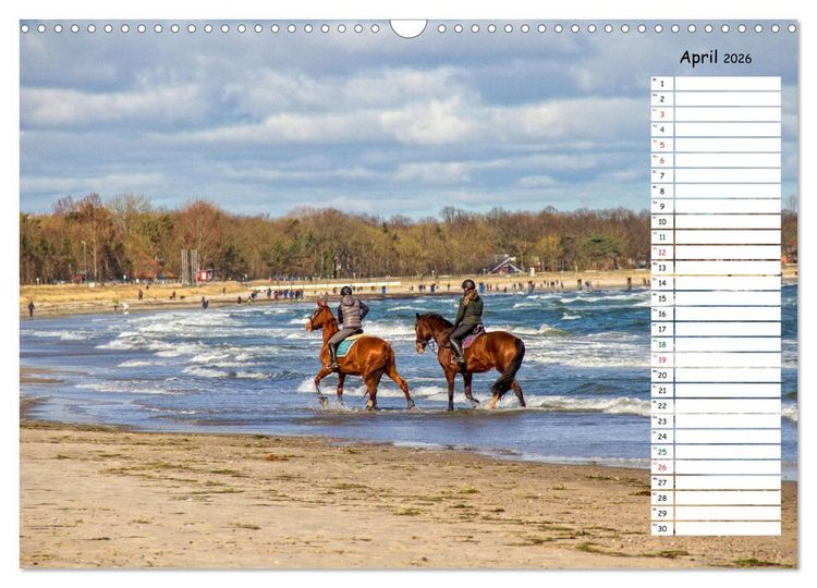 Produktbild: Ostseebad Boltenhagen - Sehnsuchtsort an der Ostsee (Wandkalender 2026 DIN A3 quer), CALVENDO Monatskalender