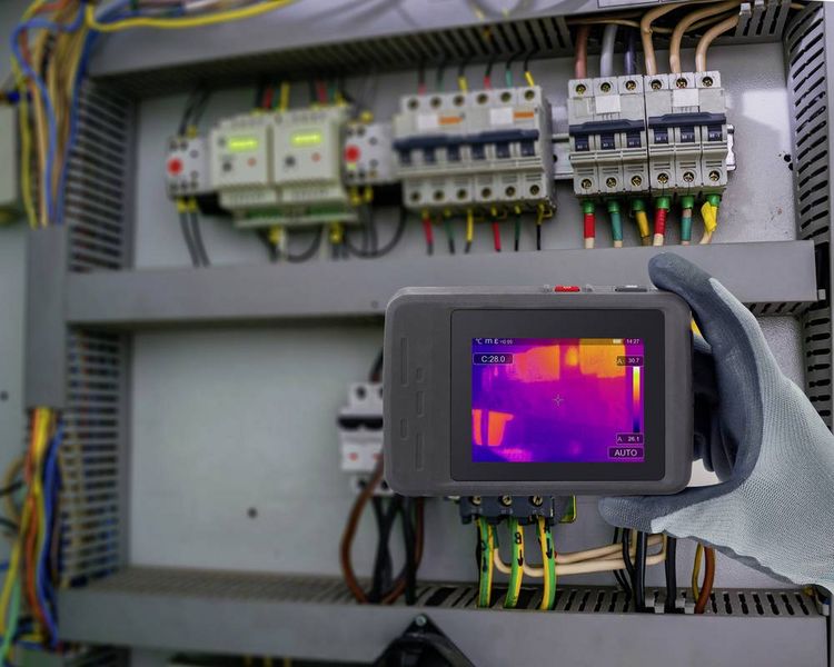 Produktbild: VOLTCRAFT WBP-160 W&auml;rmebildkamera -20 bis 550 &deg;C 160 x 120 Pixel 25 Hz integrierte Digitalkamera, WiFi, 2m fallsicher