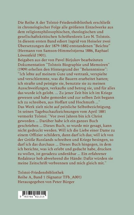 Meine Beichte