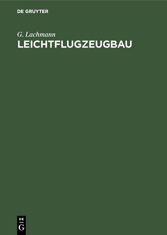 Produktbild: Leichtflugzeugbau