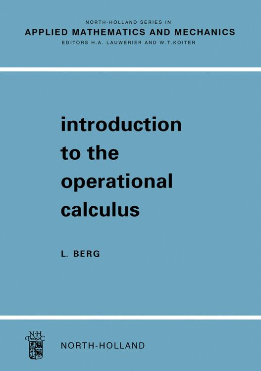 Produktbild: Introduction To The Operational Calculus