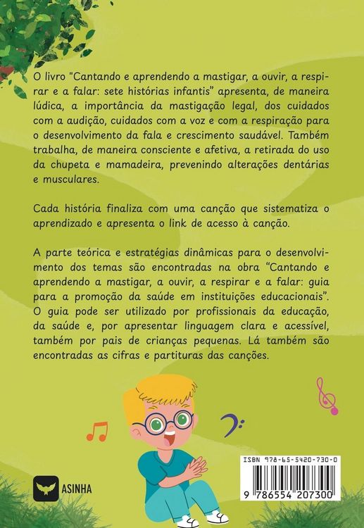 Produktbild: Cantando e aprendendo a mastigar, a ouvir, a respirar e a falar