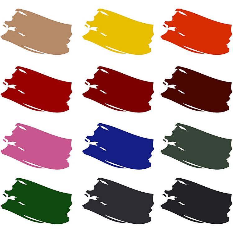 Produktbild: Creativ Company Textilfarbe, 12x50 ml