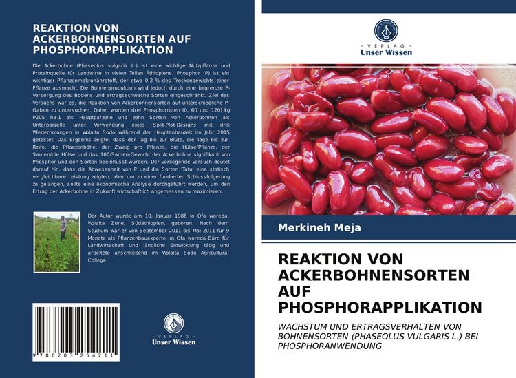 Produktbild: Reaktion von Ackerbohnensorten Auf Phosphorapplikation