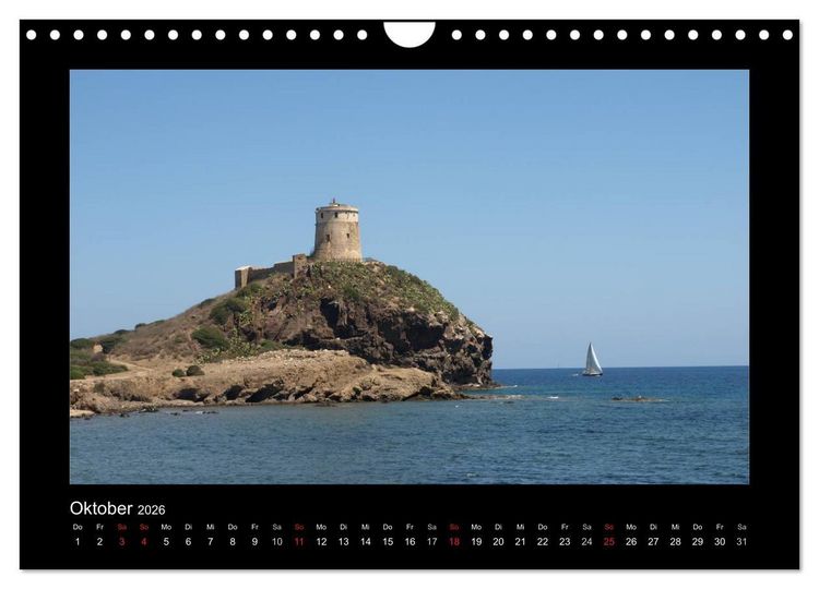 Produktbild: Sardinien (Wandkalender 2026 DIN A4 quer), CALVENDO Monatskalender