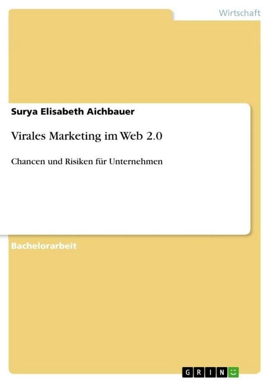 Produktbild: Virales Marketing im Web 2.0