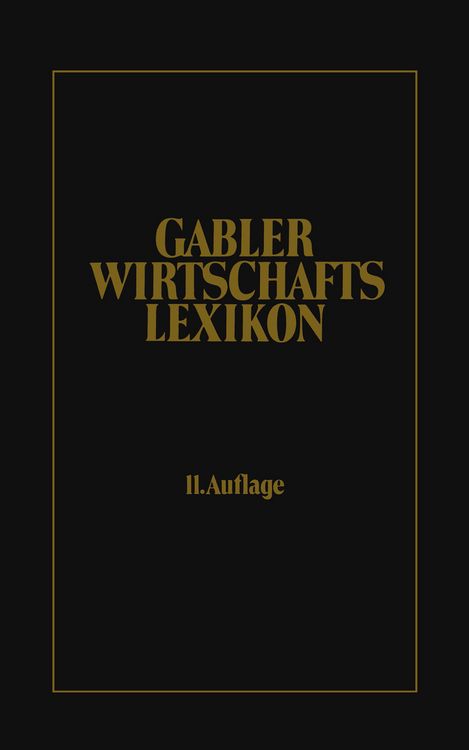 Produktbild: Gabler Wirtschafts Lexikon