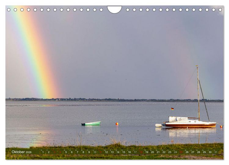 Produktbild: Magisches Sylt. Bezaubernde Landschaft (Wandkalender 2026 DIN A4 quer), CALVENDO Monatskalender
