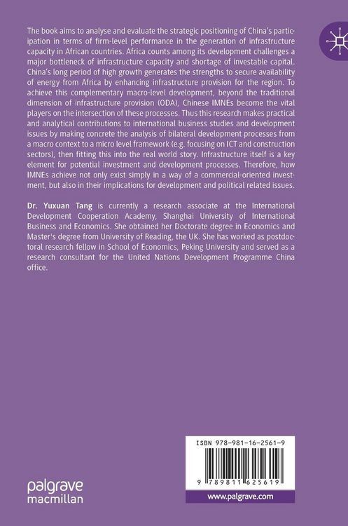 Produktbild: The Operations of Chinese Infrastructure Multinationals in Africa