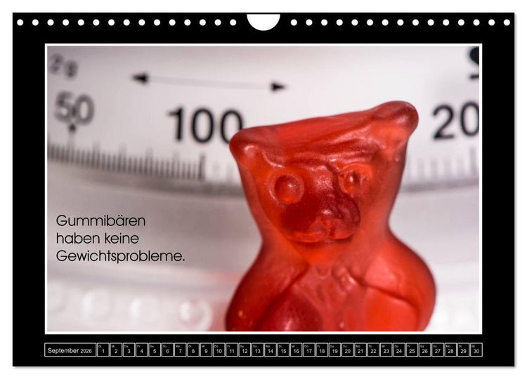 Produktbild: Wissenswertes aus der Welt der Gummib&auml;ren (Wandkalender 2026 DIN A4 quer), CALVENDO Monatskalender