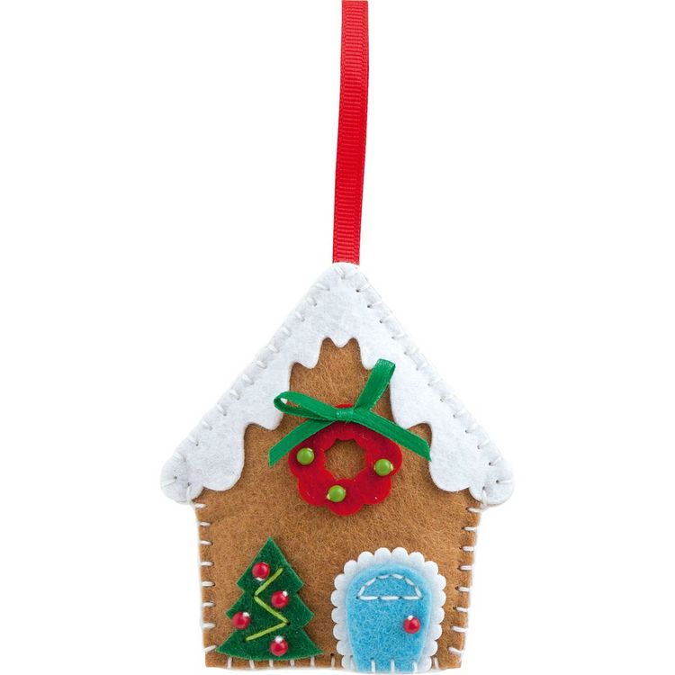 Produktbild: folia Filzn&auml;hset Mini Filzinies Lebkuchen 19 Teile