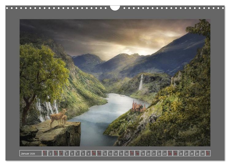 Produktbild: Uraltes Land (Wandkalender 2026 DIN A3 quer), CALVENDO Monatskalender