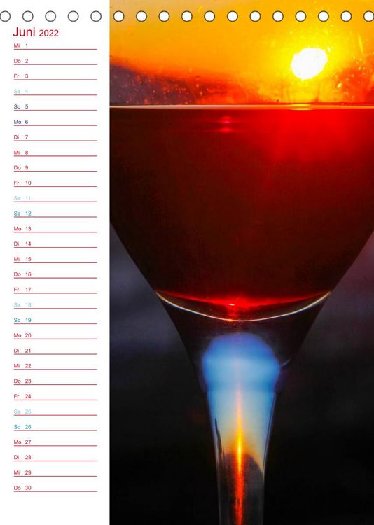 Produktbild: Wein und Sekt (Tischkalender 2022 DIN A5 hoch)