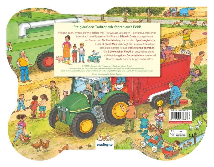 Produktbild: Mein gro&szlig;es Bauernhof-Wimmelbuch