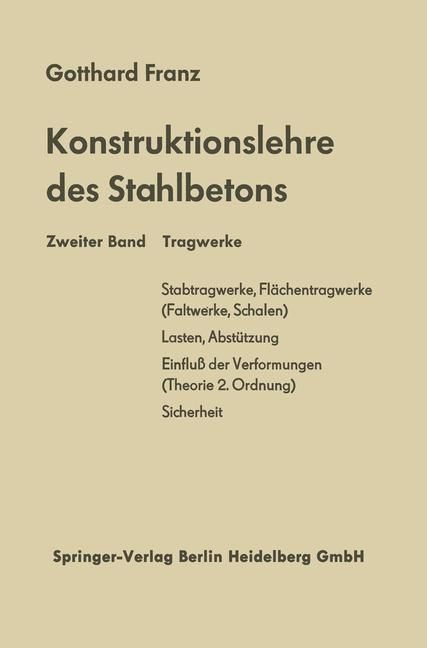 Produktbild: Konstruktionslehre des Stahlbetons