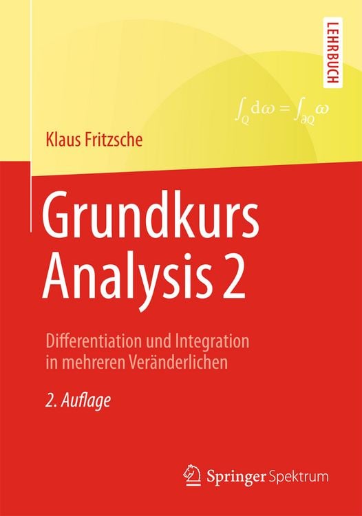Produktbild: Grundkurs Analysis 2