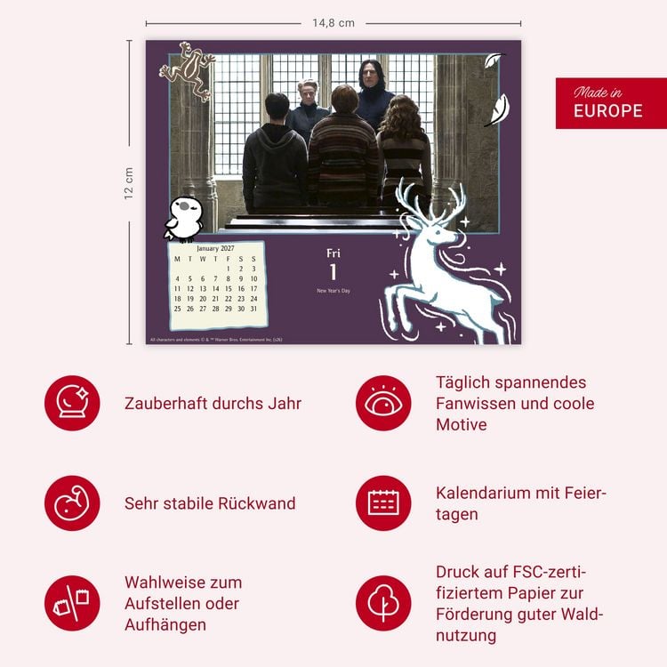 Produktbild: Harry Potter Tagesabrei&szlig;kalender 2027