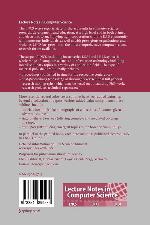 Produktbild: Principles, Systems and Applications of IP Telecommunications. Services and Security for Next Generation Networks