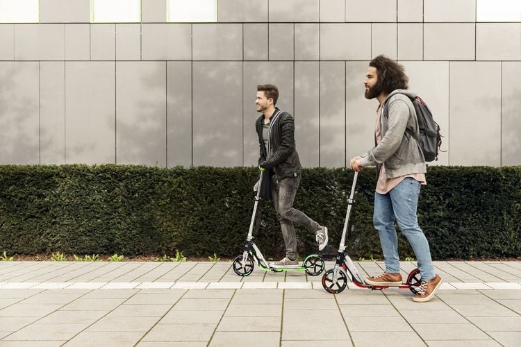 Produktbild: Hudora Big Wheel GS 205 neon, Scooter mit 205 mm Rolle