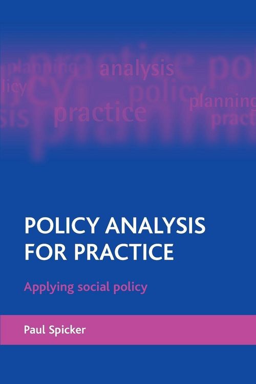 Produktbild: Policy analysis for practice