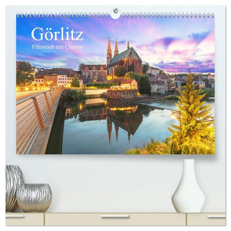 Produktbild: G&ouml;rlitz - Fimstadt mit Charme (hochwertiger Premium Wandkalender 2026 DIN A2 quer), Kunstdruck in Hochglanz