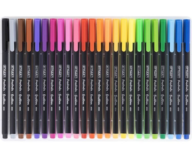 Produktbild: Stylex Pinselmaler, Pinselmarker, 24er Set