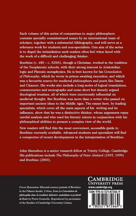 Produktbild: The Cambridge Companion to Boethius