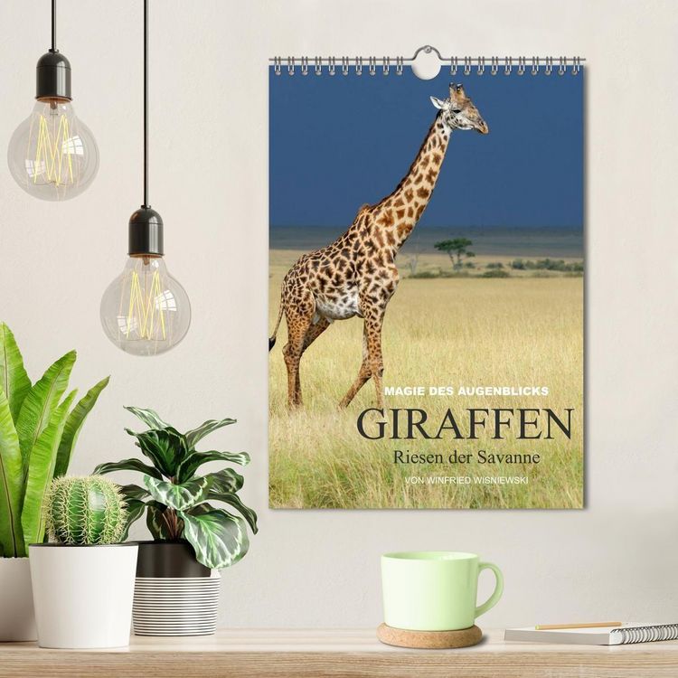 Produktbild: Magie des Augenblicks - Giraffen - Riesen der Savanne (Wandkalender 2027 DIN A4 hoch), CALVENDO Monatskalender