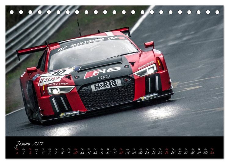 Produktbild: EMOTIONS ON THE GRID - VLN Langstreckenmeisterschaft N&uuml;rburgring (Tischkalender 2027 DIN A5 quer), CALVENDO Monatskalender