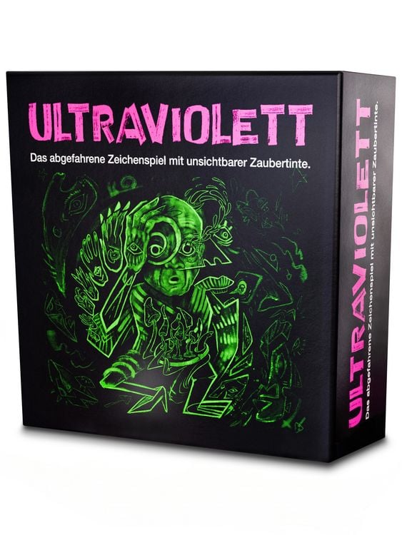 Produktbild: Ultraviolett &ndash; Das abgefahrene Zeichenspiel mit unsichtbarer Zaubertinte&nbsp;