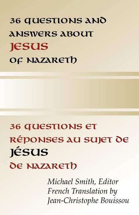 Produktbild: 36 Questions and Answers about Jesus of Nazareth