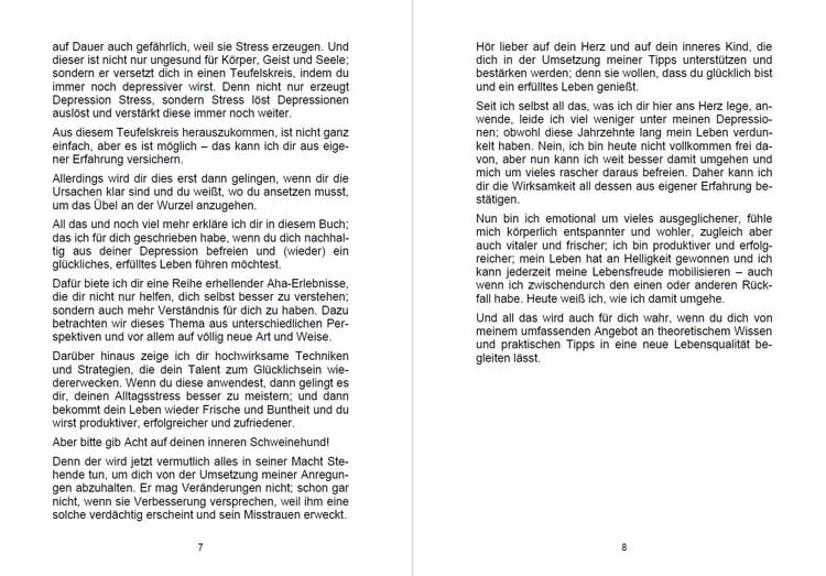 Produktbild: Aus der Depression ins Gl&uuml;cklichsein