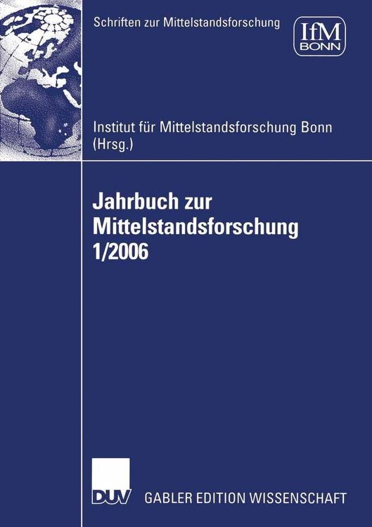 Produktbild: Jahrbuch zur Mittelstandsforschung 1/2006