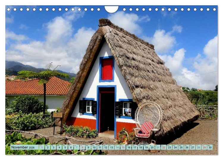 Produktbild: THE ISLAND OF MADEIRA (Wall Calendar 2026 DIN A4 landscape), CALVENDO 12 Month Wall Calendar