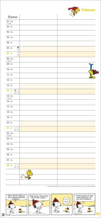 Produktbild: Peanuts Planer Wir zwei 2027