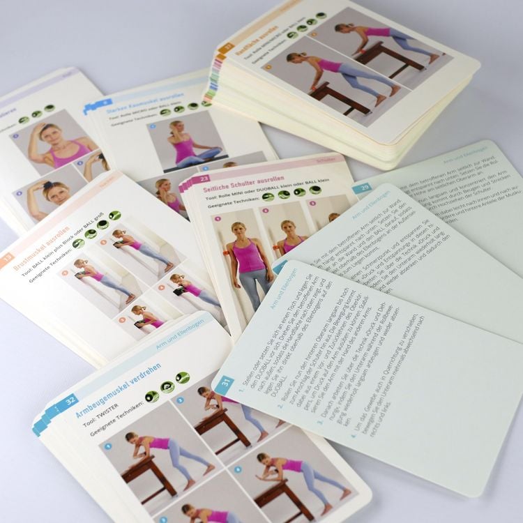 Produktbild: Schmerzen selbst behandeln mit BLACKROLL&reg; &ndash; Kartenset