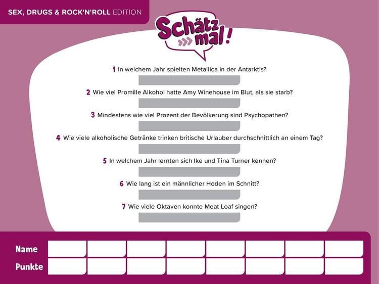 Produktbild: Sch&auml;tz mal! Sex, Drugs & Rock'n'Roll Offline-Edition