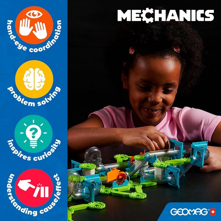 Produktbild: Geomag Mechanics Gravity Bauteilset Constructor Anzahl Teile: 67 Altersklasse: ab 7 Jahre