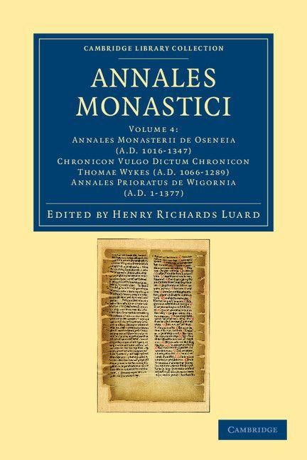 Produktbild: Annales Monastici - Volume 4