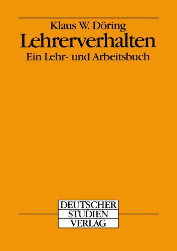 Produktbild: Lehrerverhalten