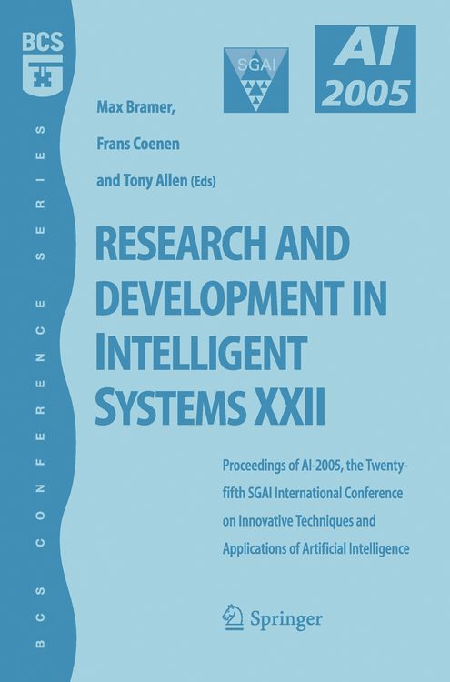 Produktbild: Research and Development in Intelligent Systems XXII
